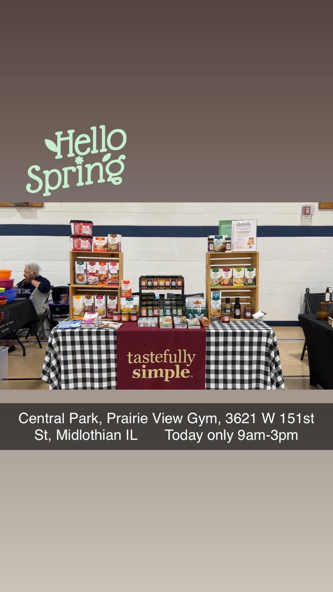 So many great vendors and crafters to shop from today.  Stop by and say hi. 👋