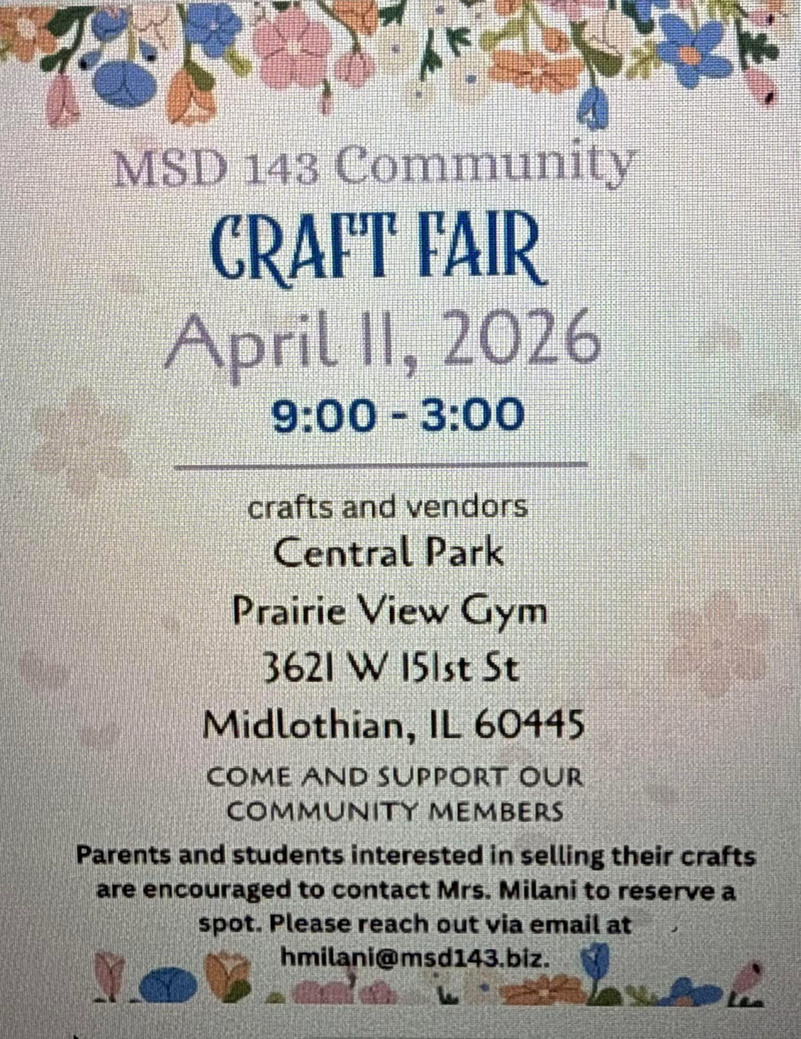 Looking for something to do tomorrow?? Stop by and say hello.