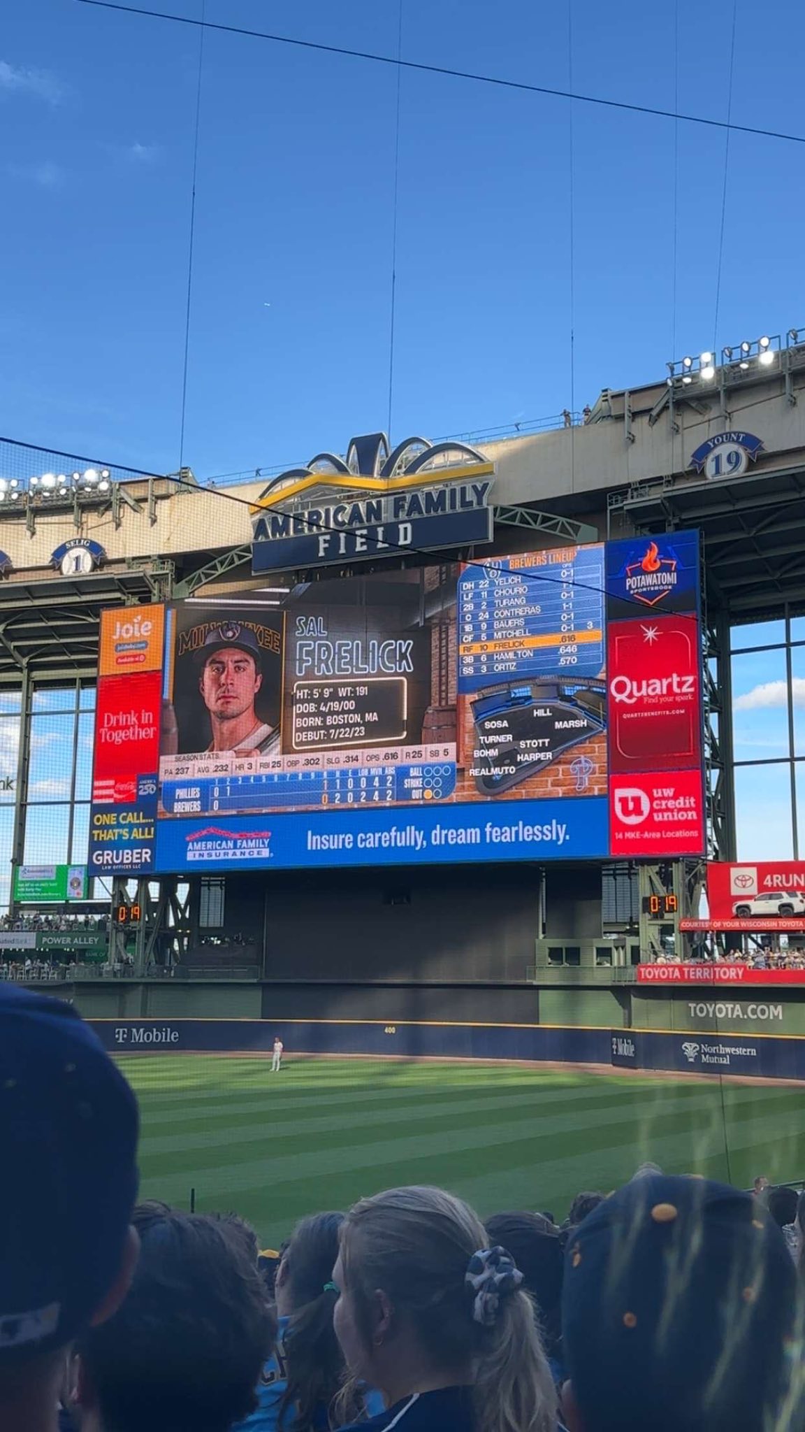 Beautiful night for a ballgame!