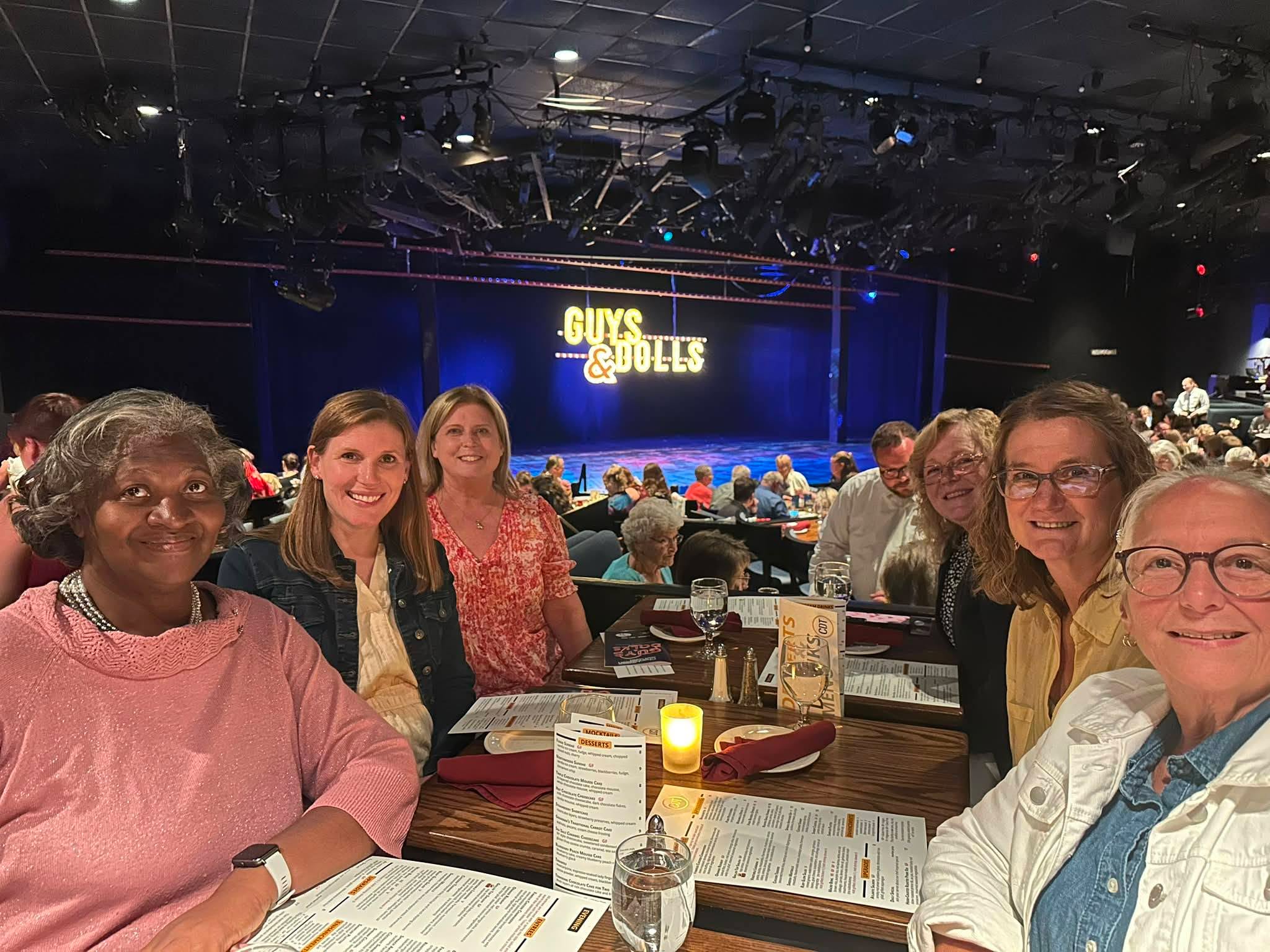 Here with friends. 😊